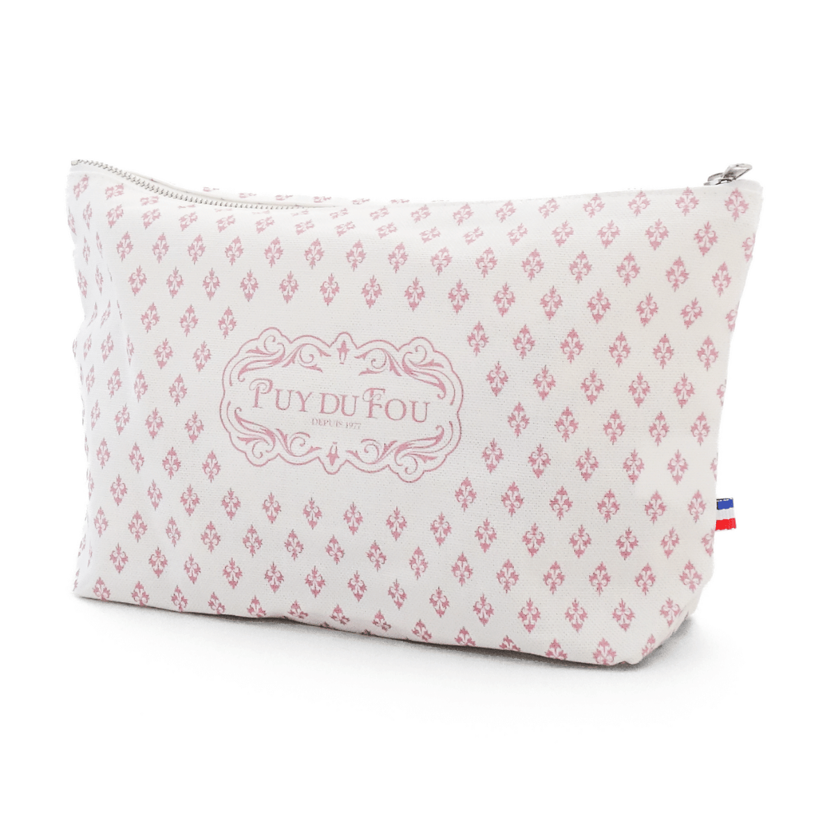 Pochette Puy du Fou 1900 rose - de biais