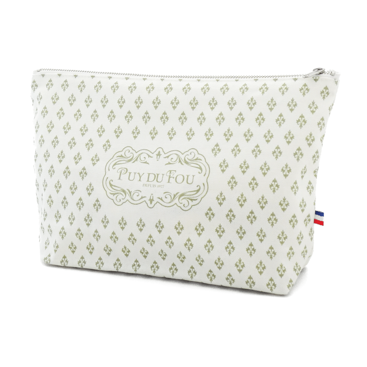 Pochette Puy du Fou 1900 verte - de biais