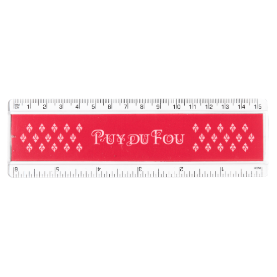 Règle Puy du Fou 1900 rose - image détourée