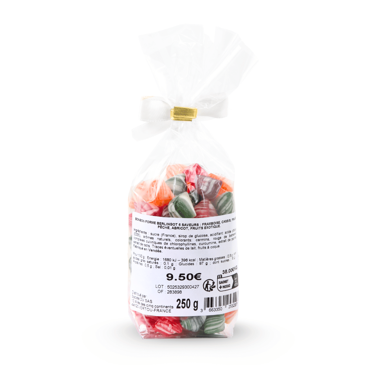 Sachet de berlingots - de dos