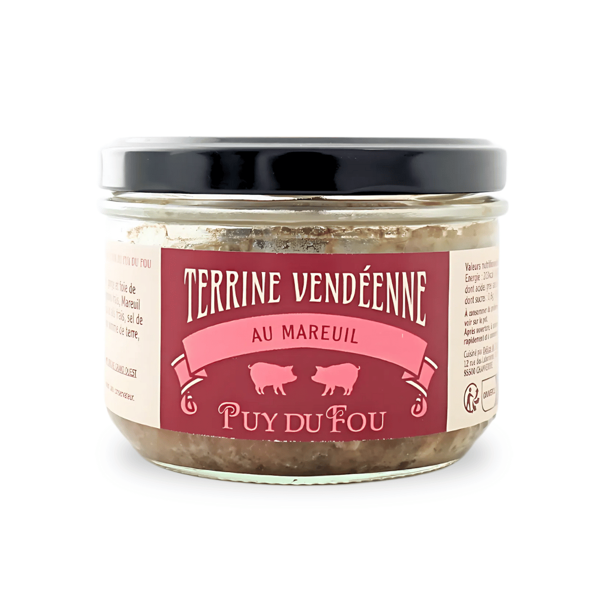 Terrine vendéenne au Mareuil - produit de face