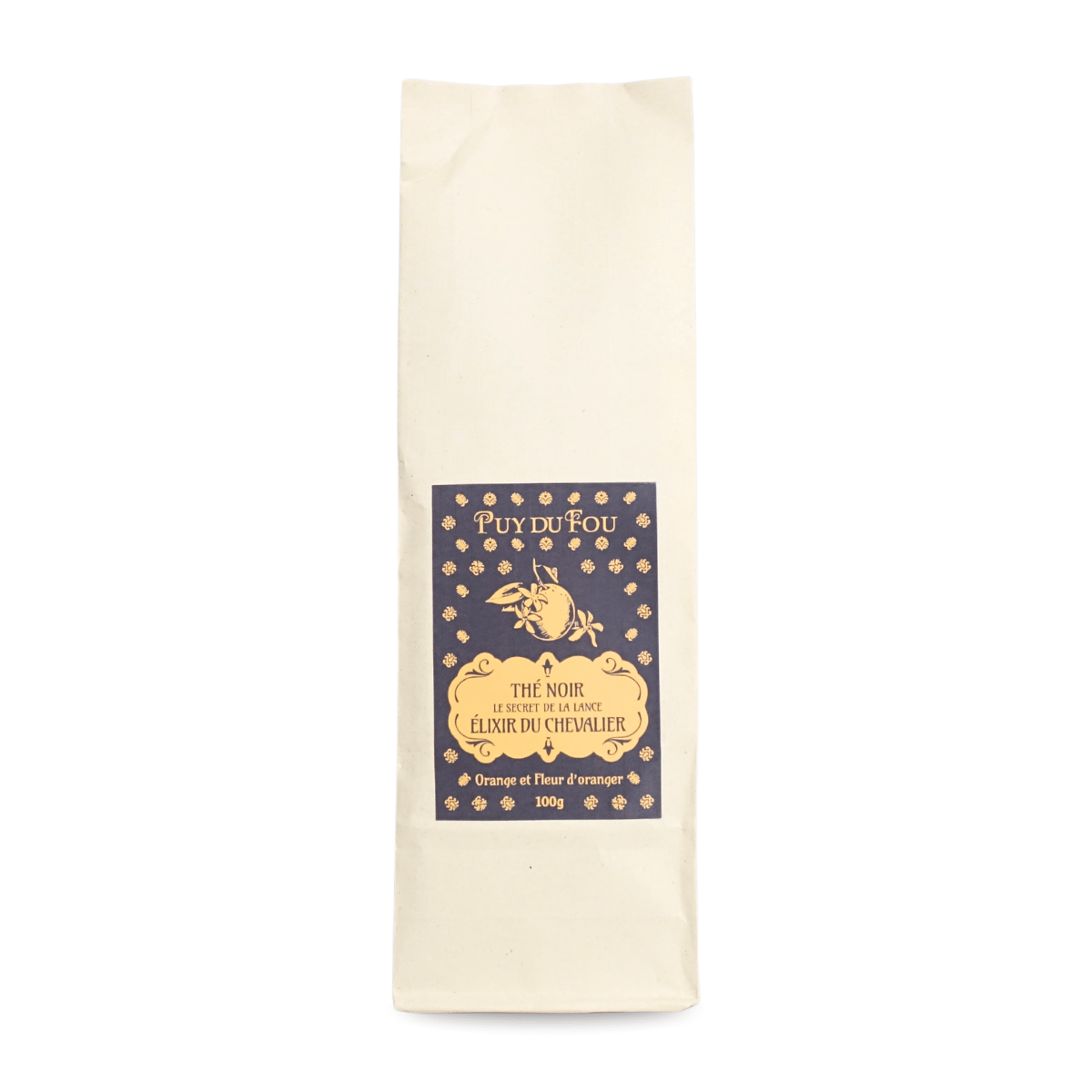 Thé noir orange et fleur d'oranger - Le Secret de la Lance - de face
