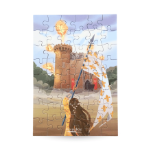 Carte postale puzzle Le Secret de la Lance - puzzle seul