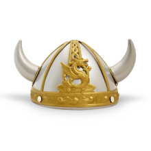 Casque doré gris Viking Puy du Fou