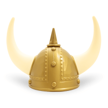 Casque doré viking adulte
