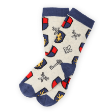 Chaussettes médiévales enfant - la paire de profil