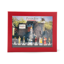 collection de 10 fèves des personnages du Puy du Fou