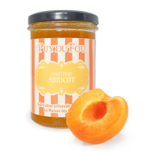 Confiture Abricot - image de face avec abricot