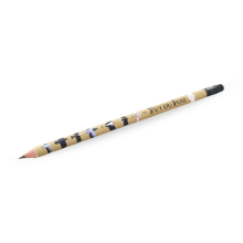 Crayon de bois Bal des Oiseaux Fantômes marron - de biais