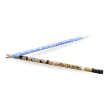 Crayon bois bleu et marron le Bal des Oiseaux Fantômes - superposés