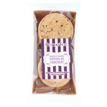 Galettes aux pépites de chocolat - face