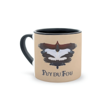 Mini mug marron le Bal des Oiseaux Fantômes - face oiseaux