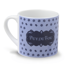 Mini mug Puy du Fou 1900 rose - mug de face
