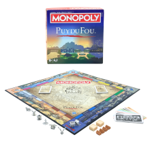 Boite et plateau du Monopoly Puy du Fou