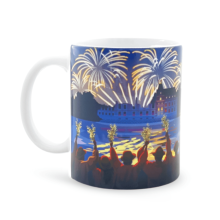 Mug bleu La Cinéscénie - face affiche