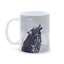 Mug loup gris - face loup