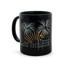 Mug noir la Cinéscénie - mug de face