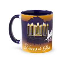 Mug violet les Noces de Feu - mug de face