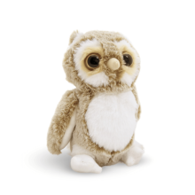 Peluche hibou beige 20cm Puy du Fou