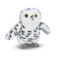 Peluche chouette Noire et blanche Bal des oiseaux Puy du Fou