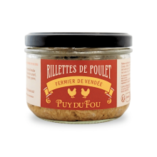 Rillettes de poulet fermier de Vendée - produit de face