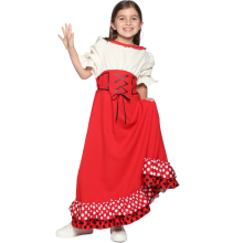Robe déguisement Sérafina portée de face 1