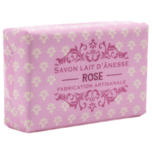 Savon lait d'ânesse à la rose