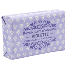 Savon au lait d'ânesse à la violette