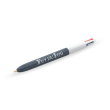 Stylo 4 couleurs bois médiéval - posé 3/4