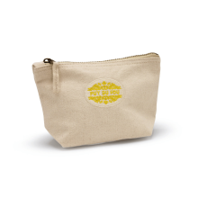 Pochette en tissus beige Puy du Fou