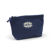 Pochette en tissus bleu marine Puy du Fou