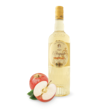 Troussepinette L'originale Pommes - bouteille de face avec fruits