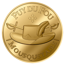 Jeton touristique Mousquetaire 2024 Puy du Fou