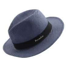 Profil chapeau panama marine ruban Puy du Fou