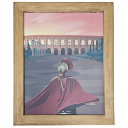 Affiche illustration du Signe du Triomphe dans un cadre