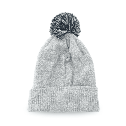 Bonnet pompon gris du Puy du Fou - de derrière