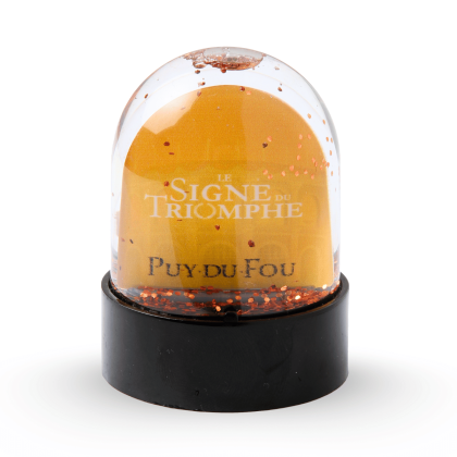 Boule à neige le Signe du Triomphe - de dos