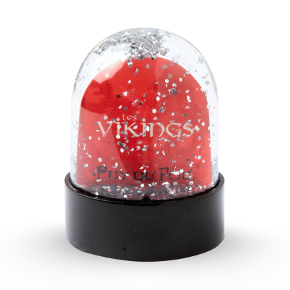 Boule à neige les Vikings - de dos