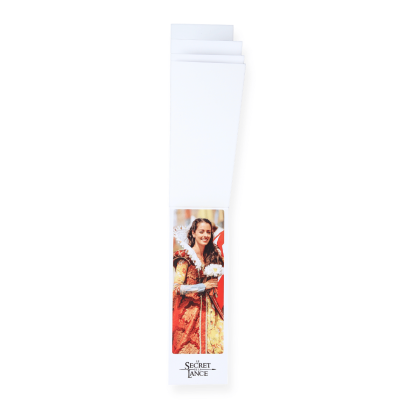 Carnet de marque-page - carnet ouvert