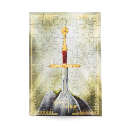 Carte postale puzzle Epée du Roi Arthur 