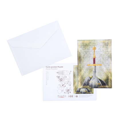 Puzzle Carte postale Epée du Roi Arthur Puy du Fou