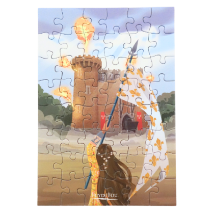Carte postale puzzle Le Secret de la Lance - image détourée