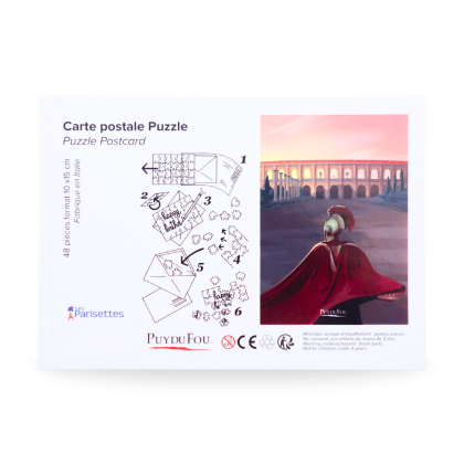 Carte postale puzzle Le Signe du Triomphe - explications