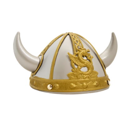 Casque gris et doré Viking Puy du Fou