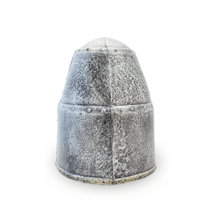 Casque templier gris pour adulte - de derrière