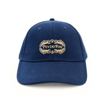 Casquette bleue Puy du Fou 1900 - de face
