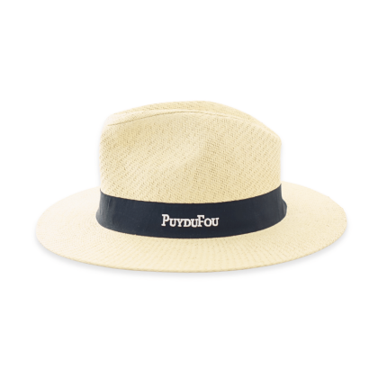 Chapeau panama écru - de profil