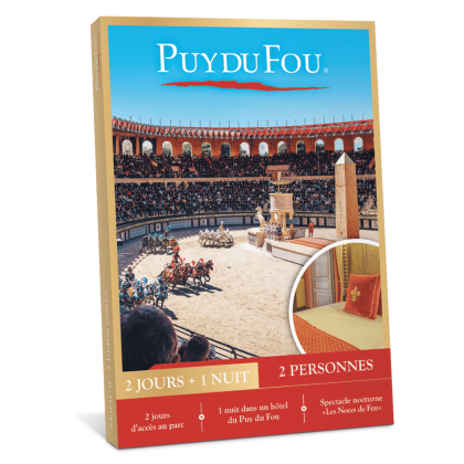 Coffret cadeau séjour Puy du Fou pour 2 adultes