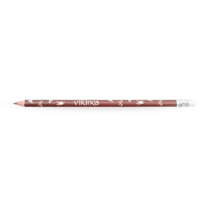 Crayon de bois Vikings marron - horizontal