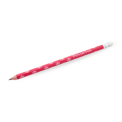 Crayon de bois Puy du Fou 1900 rose
